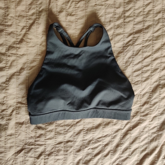 Lululemon Energy Sports Bra *High Neck In Black - Picture 3 of 4
